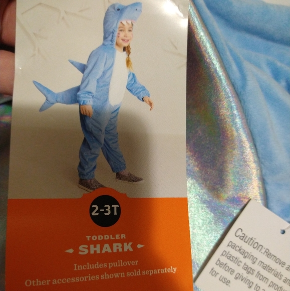 Last One**HYDE & EEK Baby Blue Shark Halloween Costume - Picture 11 of 16